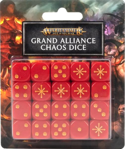 Age of Sigmar Grand Alliance Chaos Dice Set