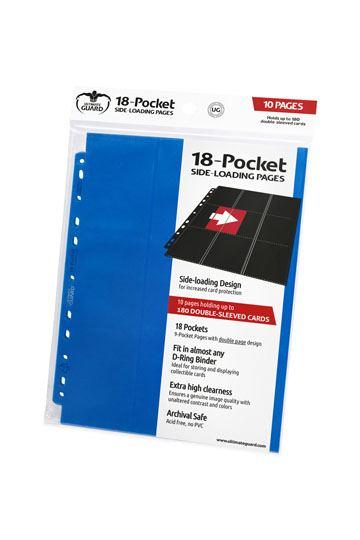 Ultimate Guard 18-Pocket Pages Side-Loading Blau